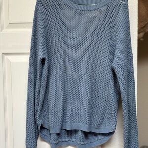 Women's Blue Knit Sweater